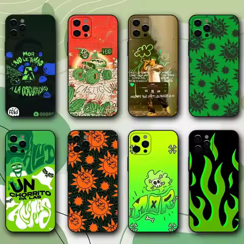 Singer F-Feid Ferxxo SIXDO Phone Case For iPhone 16,15,14,13,12,11,Pro,X,XS,Max,XR,Plus,Mini Soft Bl