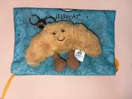 Jellycat 牛角包鑰匙扣