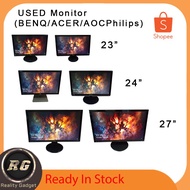[USED] LED Monitor 23" 24" 27" (IPS/VA) (BENQ/AOC/ACER/PHILIPS)