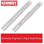KENNEDY Engineer's Rigid Steel Rules 6"(150mm)/12"(300mm)/24"(600mm)