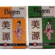Bigen Permanent Powder Hair Color (Black/Brown Black)