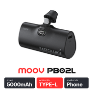 [ส่งฟรี] Moov PB01 PB02 PB03 แบตสำรอง 15000mAh 10000mAh ชาร์จเร็ว PD 20W mini Powerbank capsule พาวเ