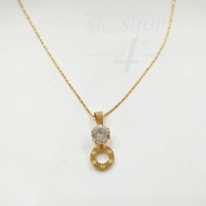 MATA 10mm zircon Eye Cartier Titanium Necklace