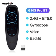 Smart Voice Remote Control Wireless Air Fly Mouse 2.4g G10 G10s Pro Gyroscope Ir Learning Compatible For Android Tv Box