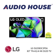 LG OLED83C3PSA 83" ThinQ AI 4K OLED TV ENERGY LABEL: 4 TICKS 3 YEARS WARRANTY BY LG