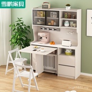 Back Wall Light Matching Luxury Cabinet Side Dining Cabinet 6g211g & Integrated Dining Table Restaur