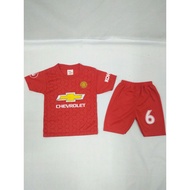 Manchester United team kid's football jersey baju jersi bola kanak kanak team Manchester United