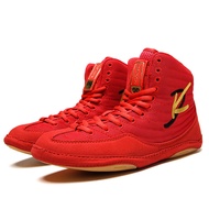 Classic Boxing Shoes Sanda Shoes Fighting Shoes Wrestling Shoes Boxing Men Women Training Shoes Mesh