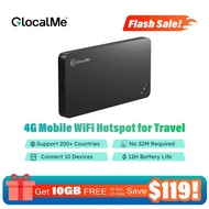 GlocalMe U3 4G LTE Mobile Hotspot Device, No SIM Card Needed, 10 Devices Supported, 12h Endurance Ba