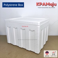 Fish Box (M) - Polystyrene Box / Foam Box / Polyfoam Box / Ice Box / Picnic Box / Courier Box / 保丽龙箱子