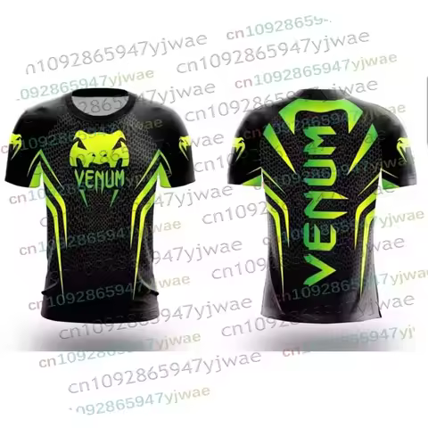 UFC Boxing Muay Thai Short Sleeved Sportwear Summer Breathable Men's and Women's Outdoor Sports Casu