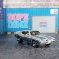 Hot Wheels 69 Pontiac GTO Silver Loose