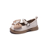 แฟชั่น ACE🔥รองเท้าหนังเด็กผู้หญิง (Size21-30) 2025ฤดูใบไม้ผลิและฤดูใบไม้ร่วงใหม่ Kasut Sekolah Hitam