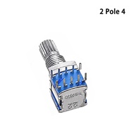 5PCS RS1010 Rotary Switch 15mm Shaft 1P2T-1P6T 2P2T-2P4T Selector Switch
