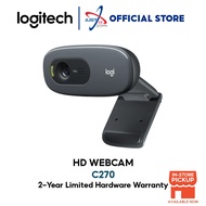 Logitech C270 HD WEBCAM HD 720p/30fps, Widescreen HD Video Calling, HD Light Correction, Noise-Reduc