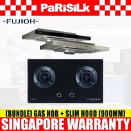 (Bundle) Fujioh FH-GS 5520 SVGL Gas Hob + FR MS 1990 R Super Slim Cooker Hood (900mm)