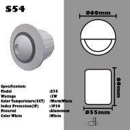 YETPLUS STEP LIGHT LED 3W WARMWHITE / INDOOR SERIES STEP LIGHT LED 3W S54