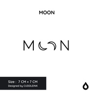 "Moon" CUDDLEINK Matte Ink Tattoo