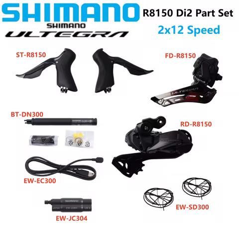 Shimano ULTEGRA R8150 Di2 Electronic Part 2x12S Front/RearDerailleur DN300 EC300 SD300 ST-R8150 RIM 