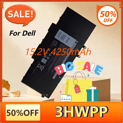 3HWPP 68Wh Laptop Battery for Dell Inspiron 17 7706 2 in 1 Latitude 14 5401 5410 5411 15 5501 5510 5