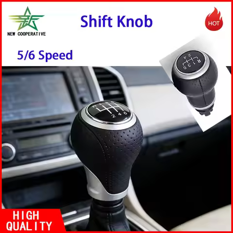 Manual Gear Shift Knob for VW Audi Skoda A3 A4 B6 B7 B8 A6 S4 B8 8K A5 8T Q5 8R Passat Golf