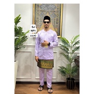 BAJU MELAYU JOHOR SLIMFIT LILAC BAJU MELAYU LEHER BULAT BAJU MELAYU TELUK BELANGA BAJU MELAYU RAYA