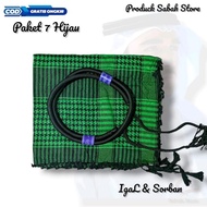 Muna Igal and Arabic Square Turban Package Igal Arab Igal And Arab Sultan Turban Scarf