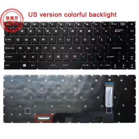 RU/US NEW Laptop Keyboar For MSI MS-14D3 MS-14D2 MS-14D1 MS-14DK Prestige 14 P14 Modern 14 15 GS66 G