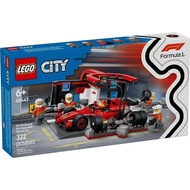 Lego Building Blocks 60443 City Set F1 Repair Station Toy Gift