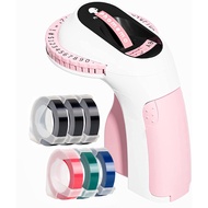 Phomemo E975 Embossing Label Maker Machine with 6 Tapes 3D Portable Embossed Label Express Printer W