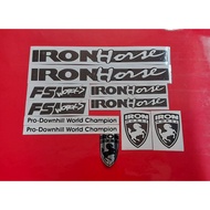 Custom Iron Horse Bicycle Emblem + Iron Horse Bicycle Sticker