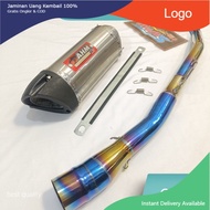 AHM Exhaust For Ex5 Srl110 Srl115fi Dream Wave110 Wave 125 Dash110 Dash125 Kriss110 Kriss125/Lagenda