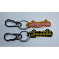 [Gifts4tots] Customised PP 3D printed name tag keychain