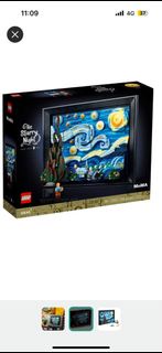 Lego 樂高 正版 21333 The Starry Night 梵谷 星夜 星空 IDEAS系列 日本直送