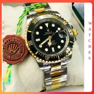 original 【Submariner 】 Rolex Jam tangan Lelaki Automatik / Automatic Men's Watch 38mm diameter stain