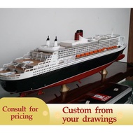 Customizable Luxury Cruise Ship Model from Drawings