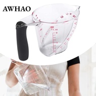 AWHAO 1 Cup Angled Measuring Cup Easy to Use Portable Food Grade Material 250ml