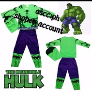 Hulk costume for kids 2-9yrs