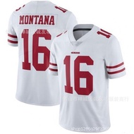 Rugby Jersey 49 People 16 White 49ers Joe Montana Jersey 【RY】