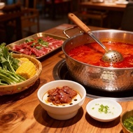 Hot-selling ceramic hot pot oil-draining bowl, soup-filtering bowl, home and commercial use, suitabl