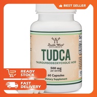TUDCA Bile Salts Liver Support Supplement, 500mg Servings, Liver and Gallbladder Cleanse Supplement - 60 Capsules