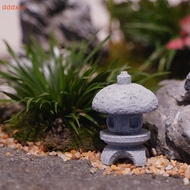 [dddxce] Retro Gazebo Chinese Lanterns Pagoda Model Decoration Stone Miniature Statue Sandstone Home