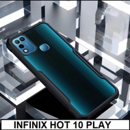 Infinix Hot 10 Play Hard Soft Case Armor Bumper SHOCKPROOF Airbag