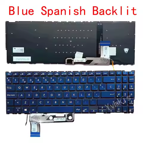 Spanish/French Backlit Laptop Keyboard For Asus ZenBook UX533 UX533F UX533FD UX533FN UX533FTC UX534