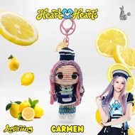 UNGU CARMEN H2H LEMON TANG/ HEARTS2HEARTS/ PURPLE SAILOR CARMEN H2H CROCHET AMIGURUMI DOLL H2H PHOTO