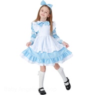 Alice in wonderland costume cosplay toddler halloween costume Girl - S