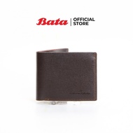 Bata MENS WALLET กระเป๋าสตางค์ชาย แบบพับ ขนาด ยาว 12 ซม x สูง 10 ซม x กว้าง 1.5 ซม  สีดำ รหัส 9926383 / สีน้ำตาล 9924383