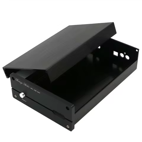 BZ1506 New All-Aluminum Audio Mini USB DAC Decoder Chassis DIY Case For LJM CS4398 Circuit