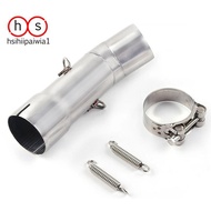 FZ8N Exhaust Slip on Muffler Escape Pipe for  FZ8N FZ8 FZ800 2010-2015 Motorcycle Middle Link Contac