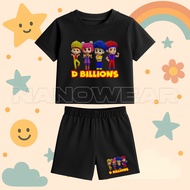 KIDS SUIT ONE SET KIDS D BILLIONS SET T-SHIRT SHORTS